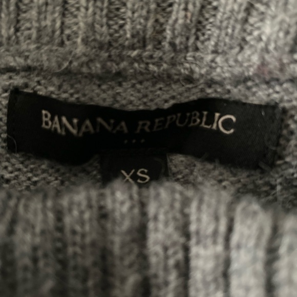 Banana Republic Charcoal Off-Shoulder Sweater Dress - Picture 4 of 5